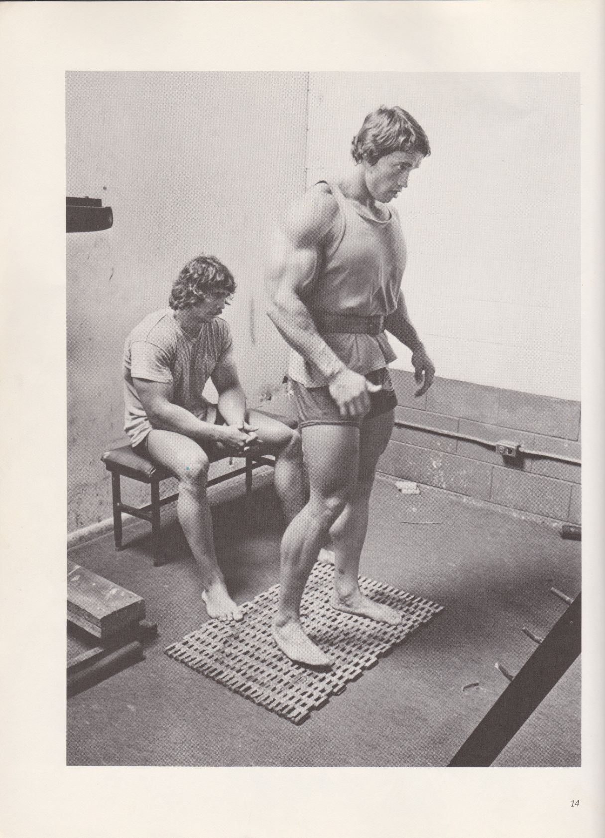 Denny Gable and Arnold Schwarzenneger