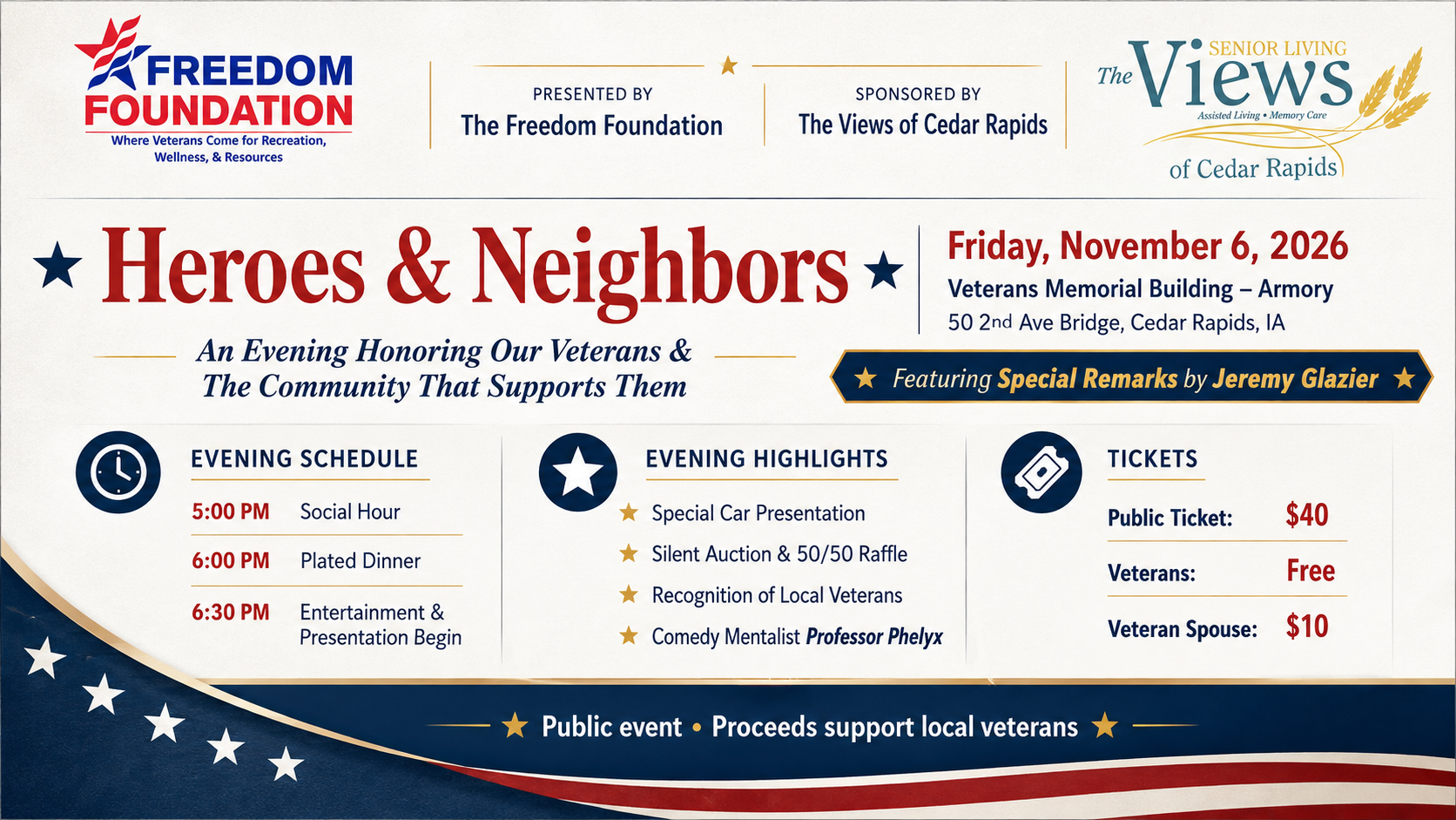 Heroes & Neighbors – Veterans Appreciation Event